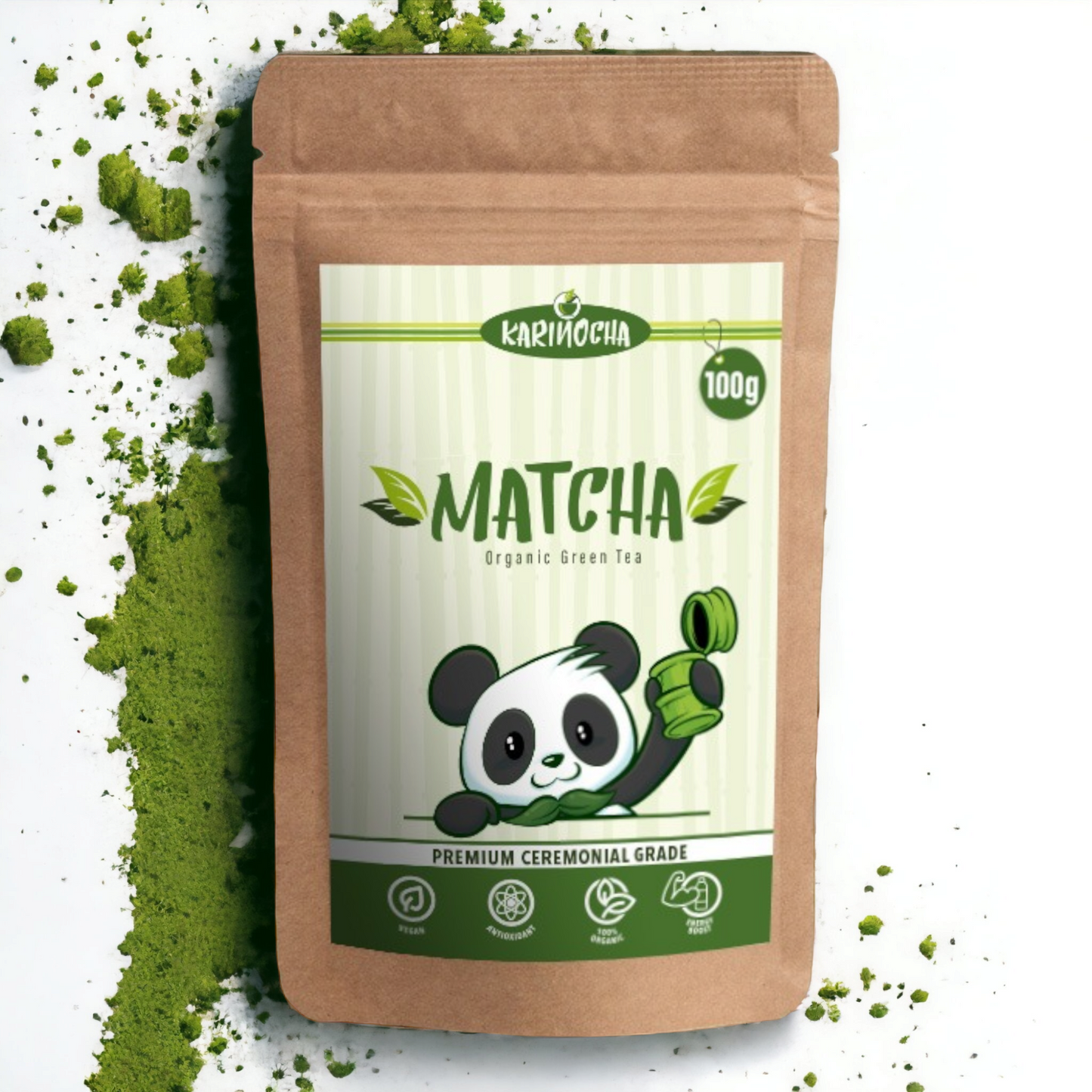 Karinocha Bio-Matcha – zeremonielle Qualität – 100 g