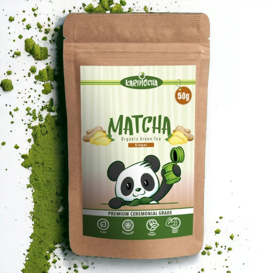 Karinocha Bio-Ingwer-Matcha – zeremonielle Qualität – 50 g