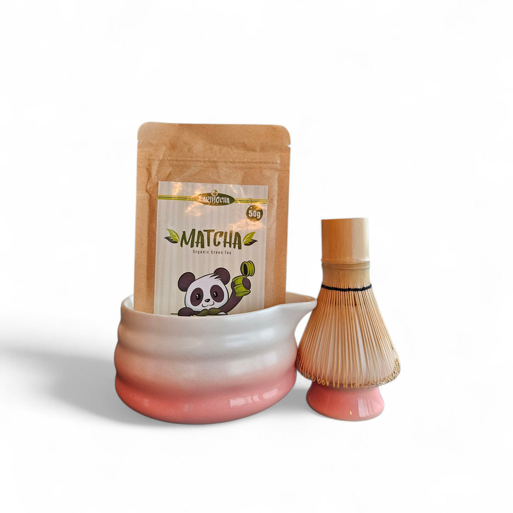 Matcha Starter Set – Whisk, Bowl & 50g Organic Matcha